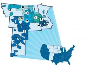 basin service area