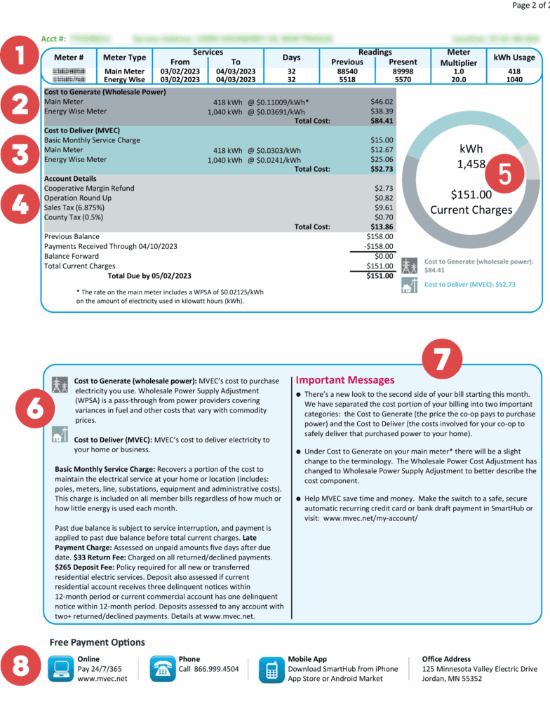 Residential Bill side two